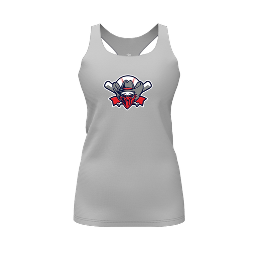 [FT0TRBGY-FYS-LOGO1] Decker Racerback Tank Top (Female Youth S, Gray, Logo 1)
