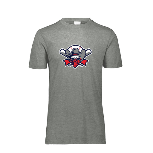 [FTSCUBGY-AS-LOGO1] Decker Men's Tri-Blend T-Shirt - Short Sleeve (Adult S, Gray, Logo 1)