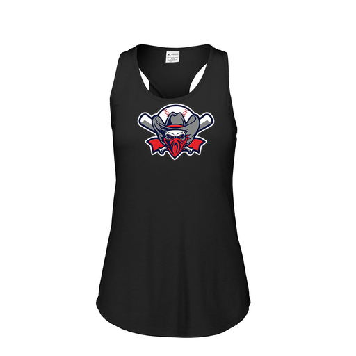 [3078.K94.S-LOGO1] Ladies Tri Blend Tank Top (Female Adult S, Black, Logo 1)