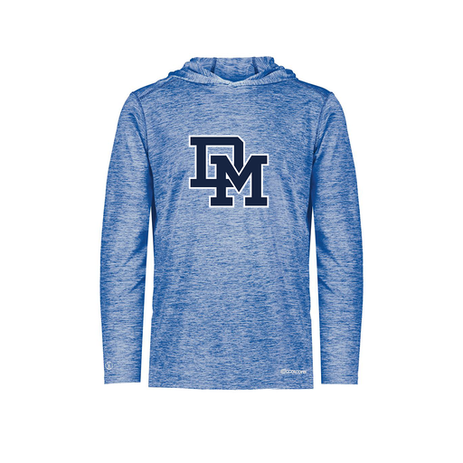 [FOLHCGRY-AS-LOGO2] Decker Men's Charge Hoodie (Adult S, Royal, Logo 2)