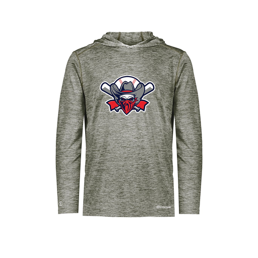 [FOLHCGGY-AS-LOGO1] Decker Men's Charge Hoodie (Adult S, Gray, Logo 1)