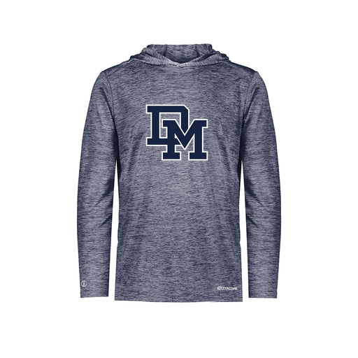 [CUS-DFW-CHGHOOD-PER-LSL-NVY-YS-LOGO2] Youth Charge Hoodie (Youth S, Navy, Logo 2)