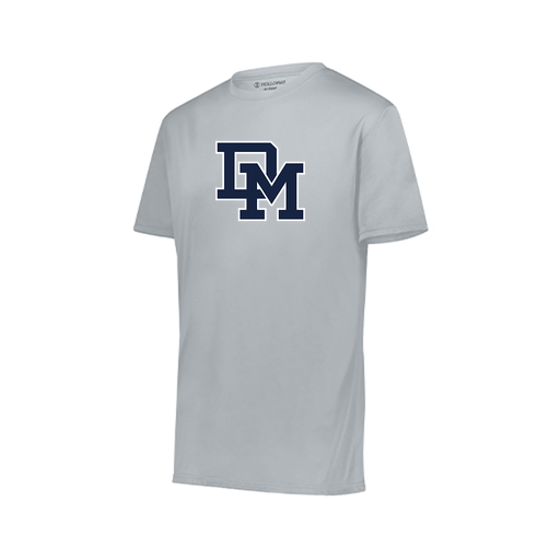 [222818.099.S-LOGO2] Men's Movement Dri Fit Shirt (Adult S, Silver, Logo 2)