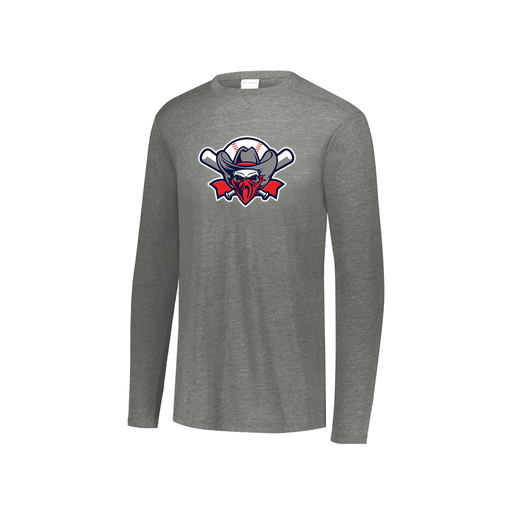 [3076.013.S-LOGO1] Youth LS Ultra-blend T-Shirt (Youth S, Gray, Logo 1)
