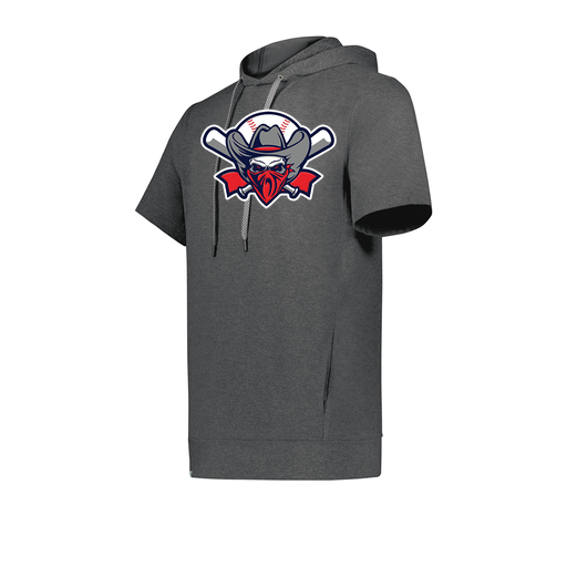 [222605-GRY-YS-LOGO1] YOUTH VENTURA SOFT KNIT SHORT SLEEVE HOODIE (Youth S, Gray, Logo 1)