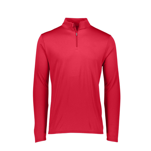 [FTLQFLRD-FAXS-LOGO4] Decker Women's Flex-Lite 1/4 Zip Shirt (Female Adult XS, Red, Logo 4)